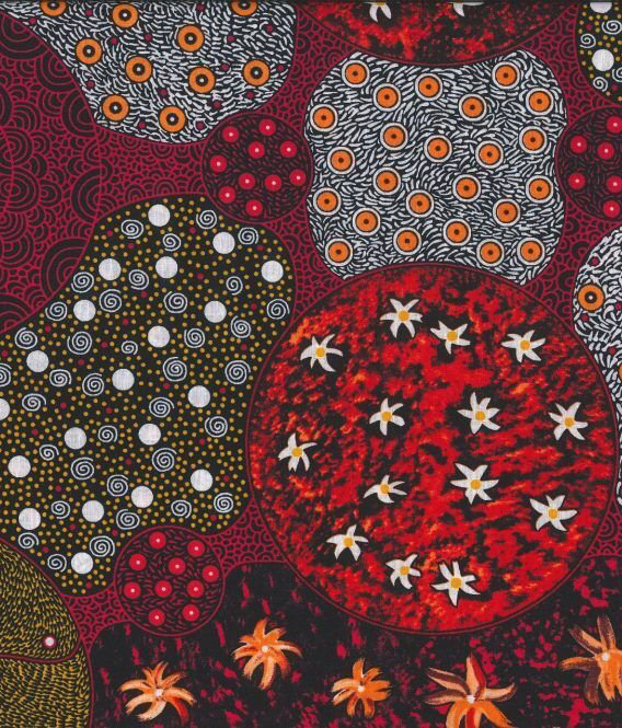 red-organic-aboriginal-pattern